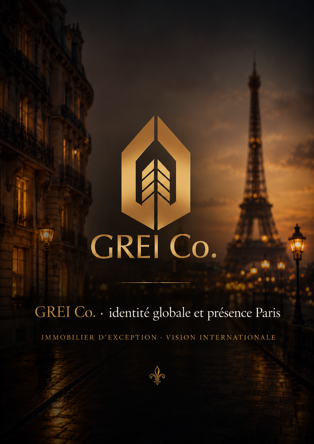 GREI Co. identité globale et présence Paris